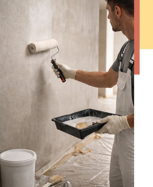 Грунтовка стен в Мегионе от 2294 руб. м2 — быстро, недорого, с материалом | ОТДЕЛОЧНИК-Мго