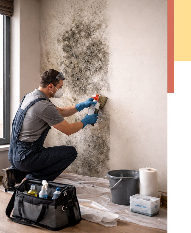 Удаление плесени со стен в Мегионе от 2241 руб. — быстро и недорого | ОТДЕЛОЧНИК-Мго