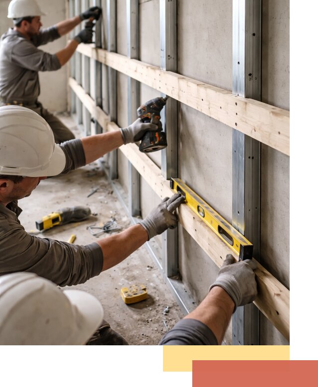 Устройство обрешетки под панели в Мегионе