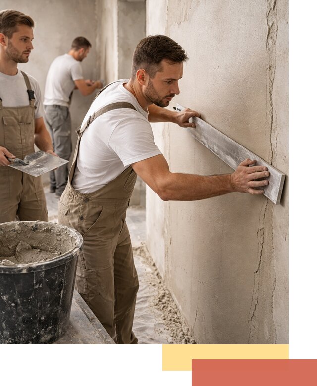 Штукатурка стен без маяков в Мегионе быстро и качественно