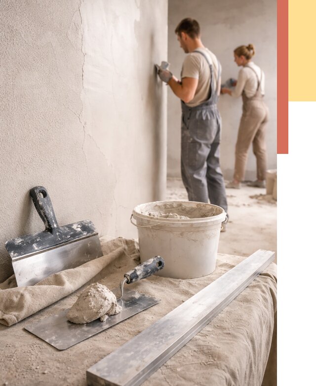 Штукатурка стен гипсовая в Мегионе от 4691 руб/м2 — быстро и недорого | ОТДЕЛОЧНИК-Мго