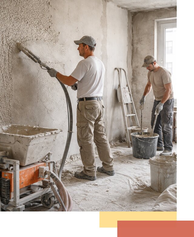 Машинная штукатурка стен в Мегионе — быстро и качественно