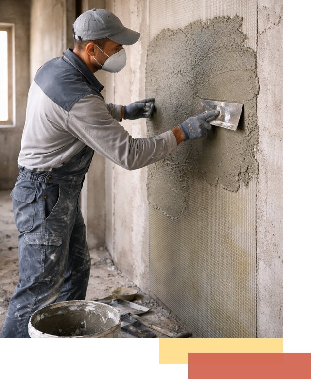 Штукатурка стен по сетке в Мегионе под ключ качественно и быстро