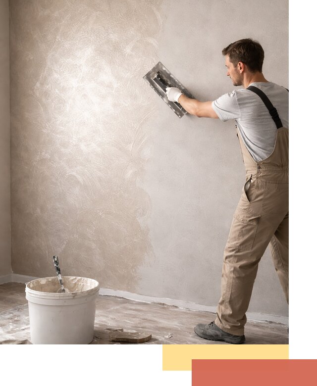 Декоративная штукатурка «Мокрый шелк» под ключ в Мегионе