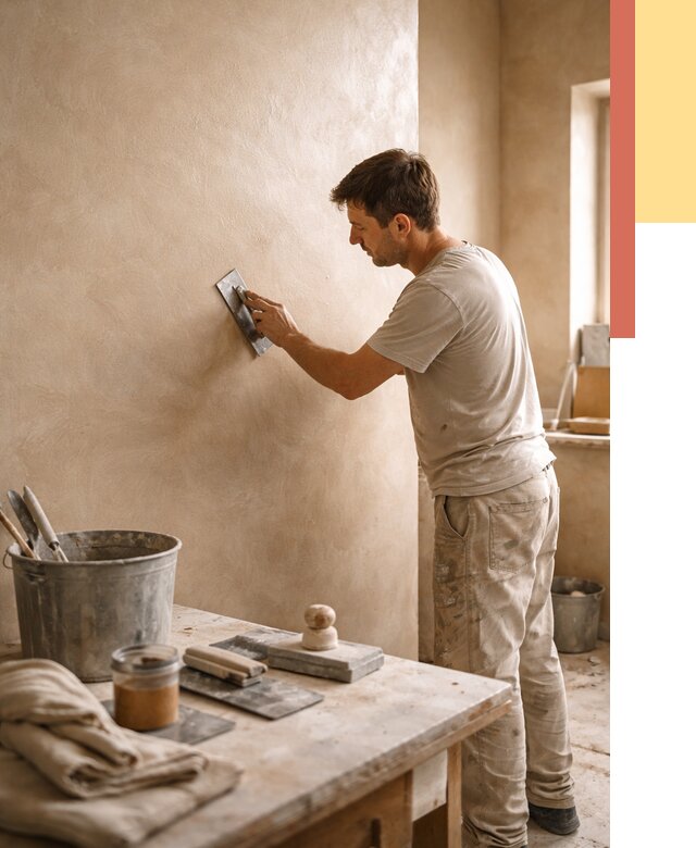 Марокканская штукатурка таделакт в Мегионе под ключ от 4379 руб. | ОТДЕЛОЧНИК-Мго