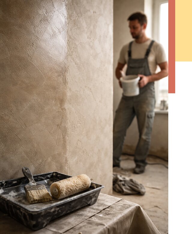 Нанесение воска на штукатурку в Мегионе от 3649 руб. | Услуги ОТДЕЛОЧНИК-Мго