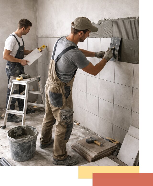 Укладка плитки на стены в Мегионе профессионально и надежно