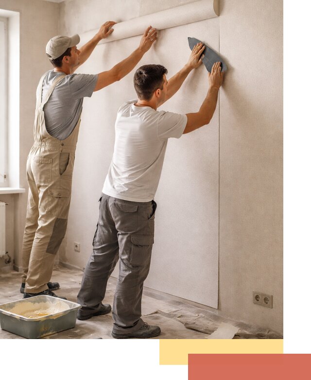 Поклейка виниловых обоев в Мегионе профессионально и качественно