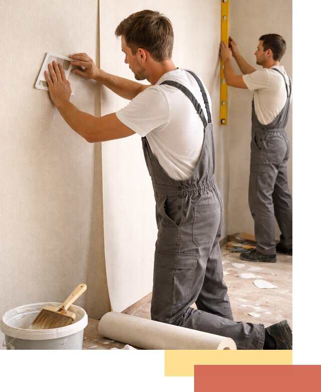 Поклейка бумажных обоев в Мегионе качественно и недорого