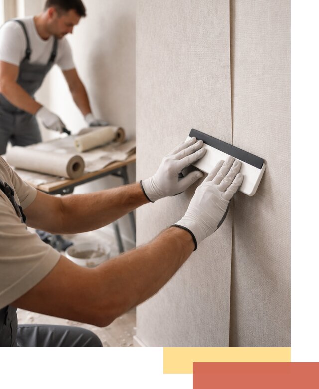 Поклейка обоев под покраску в Мегионе профессионально и быстро