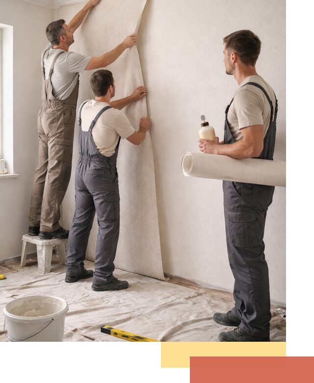 Оклейка стен обоями в Мегионе — качественно и профессионально