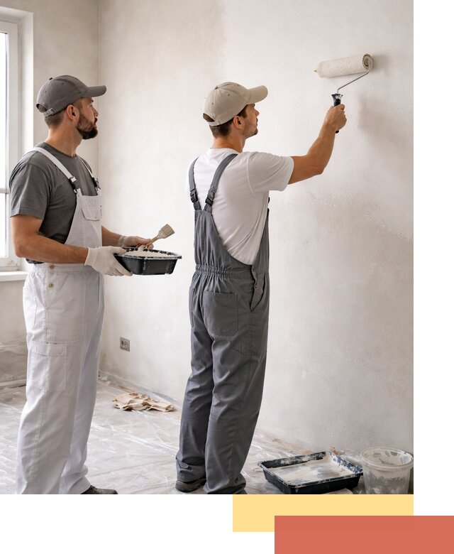 Покраска стен водоэмульсионной краской в Мегионе