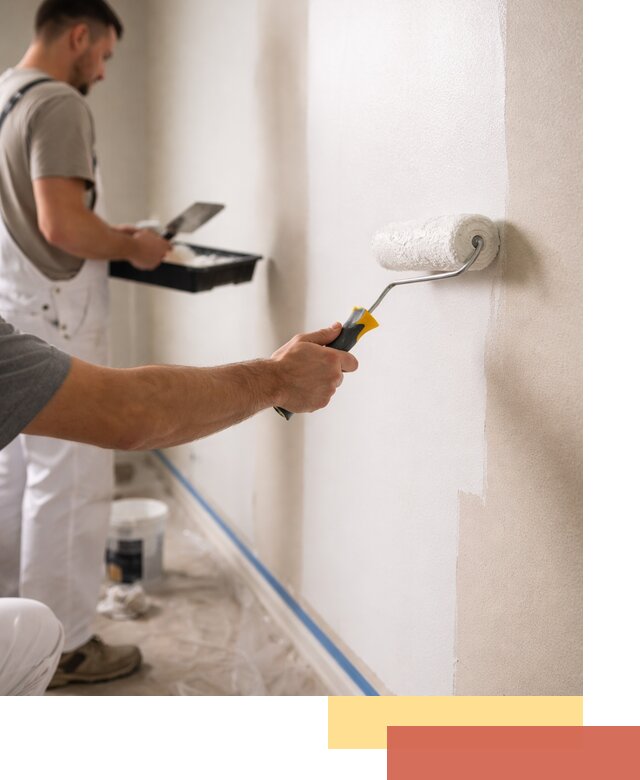 Покраска стен акриловой краской профессионально в Мегионе