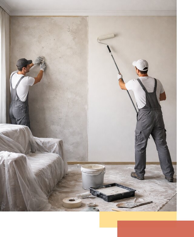 Покраска стен антивандальной краской в Мегионе