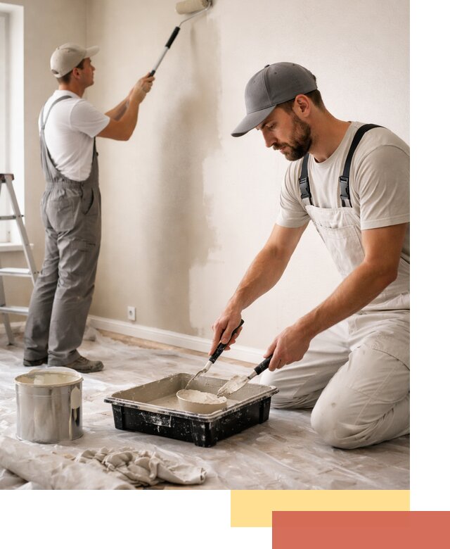 Покраска стен в квартире в Мегионе — профессионально и аккуратно