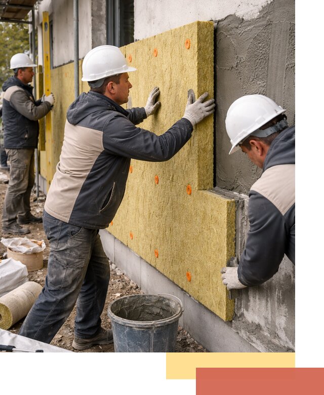 Утепление стен минватой в Мегионе — тепло и звукоизоляция