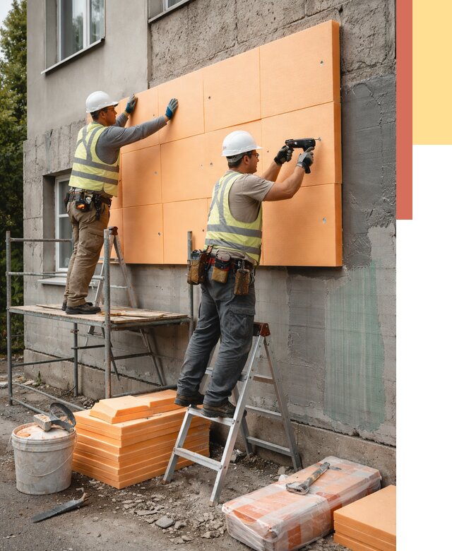 Утепление стен пеноплексом в Мегионе от 1929 руб./м2 — быстро и недорого | ОТДЕЛОЧНИК-Мго