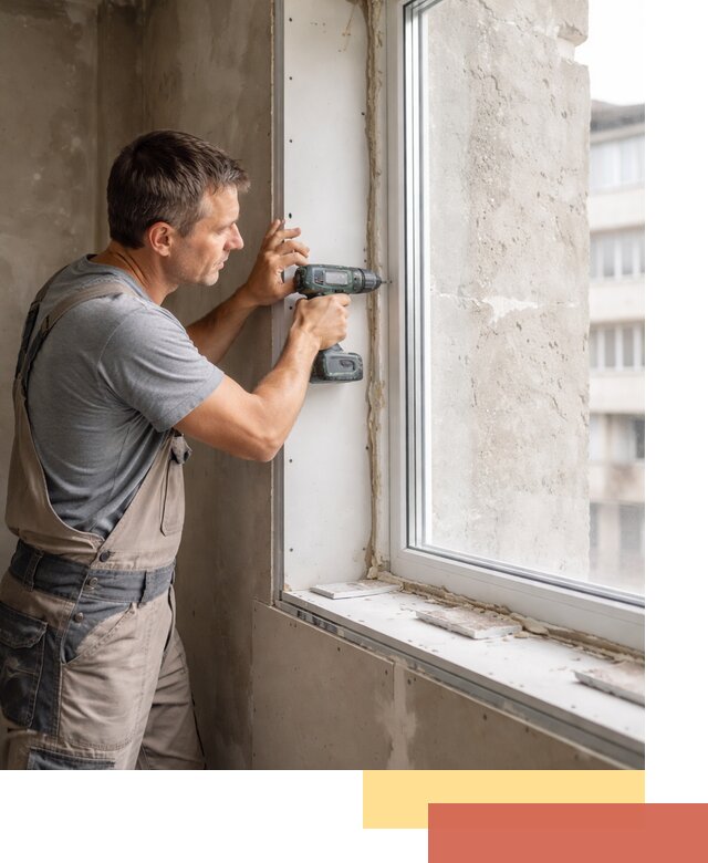 Монтаж гипсокартонных откосов в Мегионе под ключ