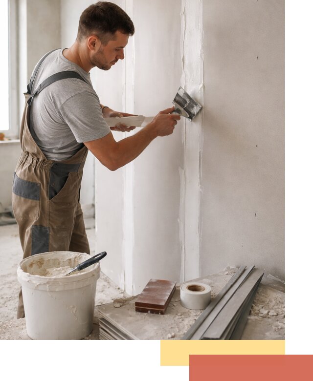 Шпаклевка перегородок из гипсокартона в Мегионе качественно и быстро