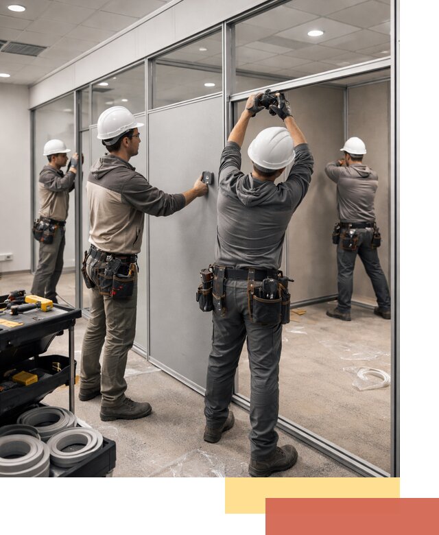 Мобильные офисные перегородки под ключ в Мегионе