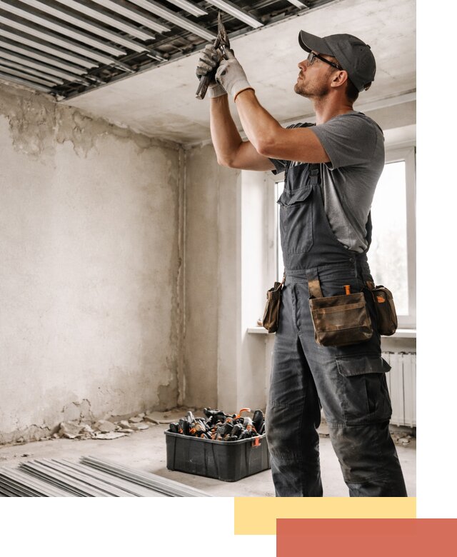 Демонтаж реечного потолка в Мегионе быстро и аккуратно