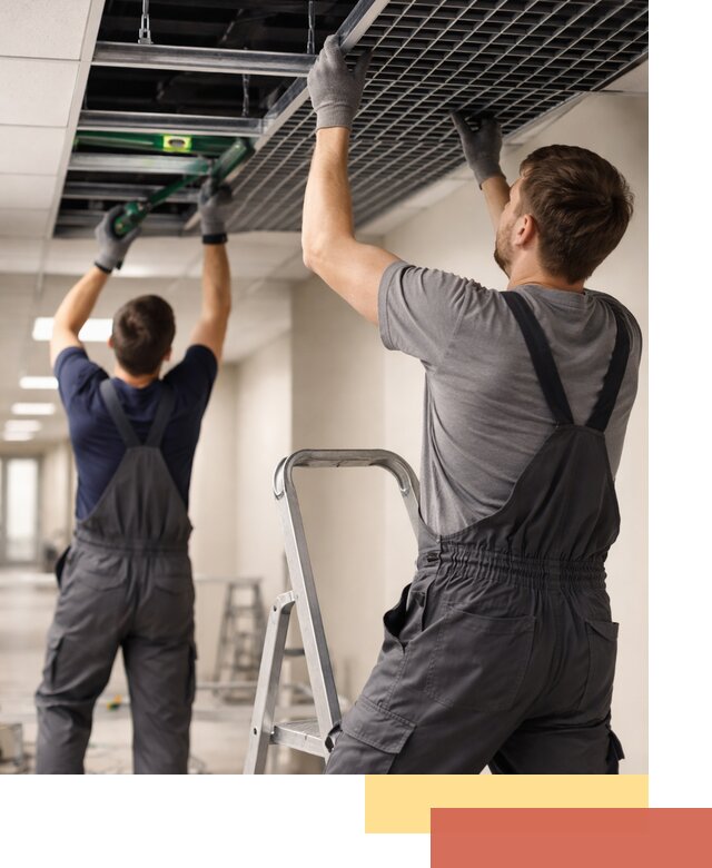 Монтаж потолка Грильято в Мегионе: установка под ключ качественно