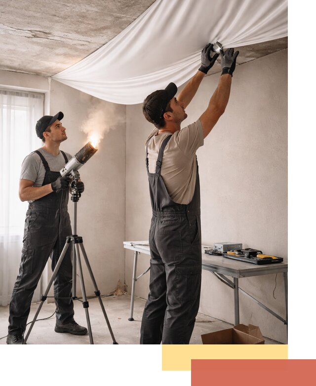 Установка натяжного потолка под ключ в Мегионе