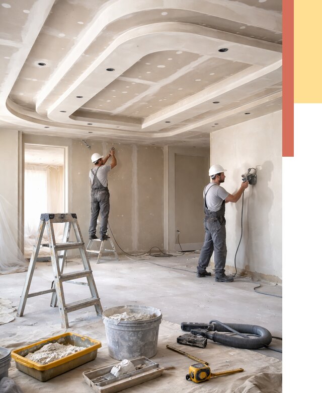 Многоуровневый потолок из гипсокартона в Мегионе от 782 руб. под ключ | ОТДЕЛОЧНИК-Мго