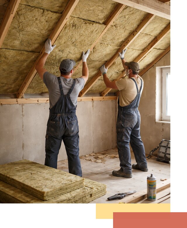 Утепление потолка минеральной ватой в Мегионе